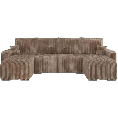 Höffner Wohnlandschaft mit Schlaffunktion Kirasso ¦ braun ¦ Maße (cm): B: 320 H: 86 Höffner Wohnlandschaft mit Schlaffunktion Kirasso ¦ braun ¦ Maße (cm): B: 320 H: 86