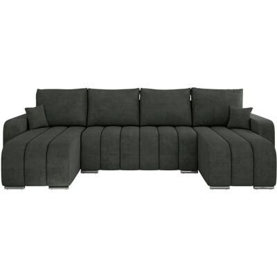 Höffner Wohnlandschaft mit Schlaffunktion Kirasso ¦ grau ¦ Maße (cm): B: 320 H: 86 Höffner Wohnlandschaft mit Schlaffunktion Kirasso ¦ grau ¦ Maße (cm): B: 320 H: 86