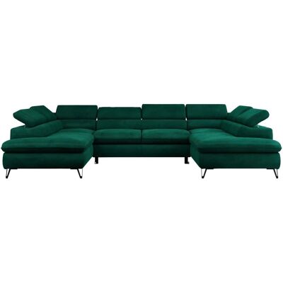 Höffner Wohnlandschaft Peter ¦ grün ¦ Maße (cm): B: 346 H: 76 Höffner Wohnlandschaft Peter ¦ grün ¦ Maße (cm): B: 346 H: 76
