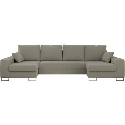 Höffner Wohnlandschaft mit Schlaffunktion Dorain ¦ grau ¦ Maße (cm): B: 312 H: 95 Höffner Wohnlandschaft mit Schlaffunktion Dorain ¦ grau ¦ Maße (cm): B: 312 H: 95