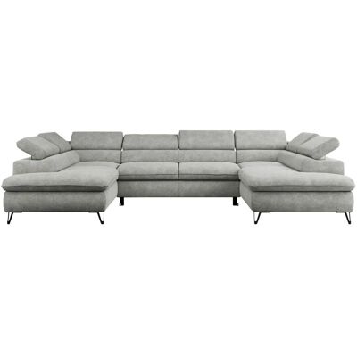 Höffner Wohnlandschaft Peter ¦ grau ¦ Maße (cm): B: 346 H: 76 Höffner Wohnlandschaft Peter ¦ grau ¦ Maße (cm): B: 346 H: 76