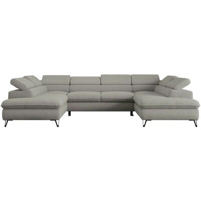 Höffner Wohnlandschaft Peter ¦ grau ¦ Maße (cm): B: 346 H: 76 Höffner Wohnlandschaft Peter ¦ grau ¦ Maße (cm): B: 346 H: 76