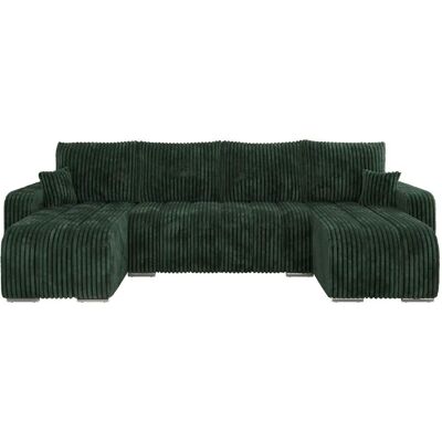 Höffner Wohnlandschaft mit Schlaffunktion Kirasso ¦ grün ¦ Maße (cm): B: 320 H: 86 Höffner Wohnlandschaft mit Schlaffunktion Kirasso ¦ grün ¦ Maße (cm): B: 320 H: 86