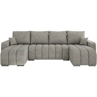Höffner Wohnlandschaft mit Schlaffunktion Kirasso ¦ grau ¦ Maße (cm): B: 320 H: 86 Höffner Wohnlandschaft mit Schlaffunktion Kirasso ¦ grau ¦ Maße (cm): B: 320 H: 86