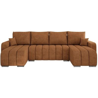 Höffner Wohnlandschaft mit Schlaffunktion Kirasso ¦ orange ¦ Maße (cm): B: 320 H: 86 Höffner Wohnlandschaft mit Schlaffunktion Kirasso ¦ orange ¦ Maße (cm): B: 320 H: 86