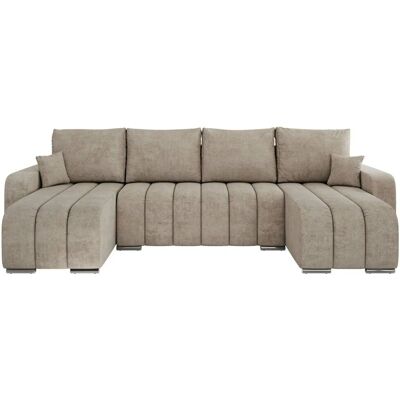Höffner Wohnlandschaft mit Schlaffunktion Kirasso ¦ beige ¦ Maße (cm): B: 320 H: 86 Höffner Wohnlandschaft mit Schlaffunktion Kirasso ¦ beige ¦ Maße (cm): B: 320 H: 86