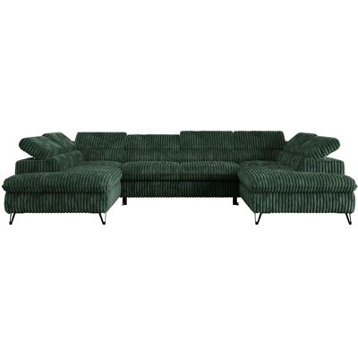 Höffner Wohnlandschaft Peter ¦ grün ¦ Maße (cm): B: 346 H: 76 Höffner Wohnlandschaft Peter ¦ grün ¦ Maße (cm): B: 346 H: 76