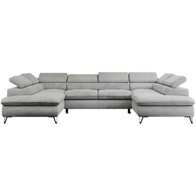 Höffner Wohnlandschaft Peter ¦ grau ¦ Maße (cm): B: 346 H: 76 Höffner Wohnlandschaft Peter ¦ grau ¦ Maße (cm): B: 346 H: 76
