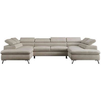 Höffner Wohnlandschaft Peter ¦ beige ¦ Maße (cm): B: 346 H: 76 Höffner Wohnlandschaft Peter ¦ beige ¦ Maße (cm): B: 346 H: 76
