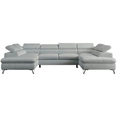 Höffner Wohnlandschaft Peter ¦ grau ¦ Maße (cm): B: 346 H: 76 Höffner Wohnlandschaft Peter ¦ grau ¦ Maße (cm): B: 346 H: 76