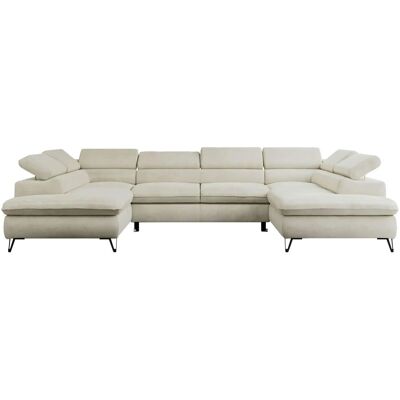 Höffner Wohnlandschaft Peter ¦ beige ¦ Maße (cm): B: 346 H: 76 Höffner Wohnlandschaft Peter ¦ beige ¦ Maße (cm): B: 346 H: 76