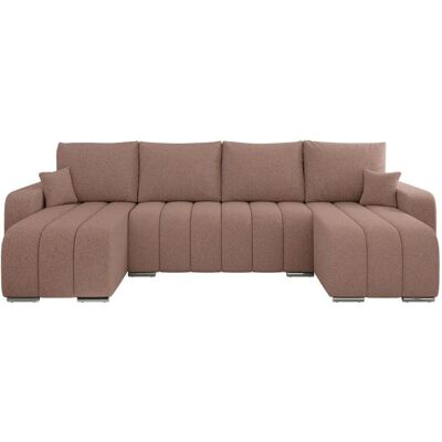 Höffner Wohnlandschaft mit Schlaffunktion Kirasso ¦ rosa/pink ¦ Maße (cm): B: 320 H: 86 Höffner Wohnlandschaft mit Schlaffunktion Kirasso ¦ rosa/pink ¦ Maße (cm): B: 320 H: 86