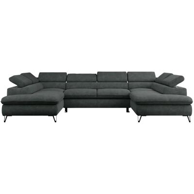 Höffner Wohnlandschaft Peter ¦ grau ¦ Maße (cm): B: 346 H: 76 Höffner Wohnlandschaft Peter ¦ grau ¦ Maße (cm): B: 346 H: 76