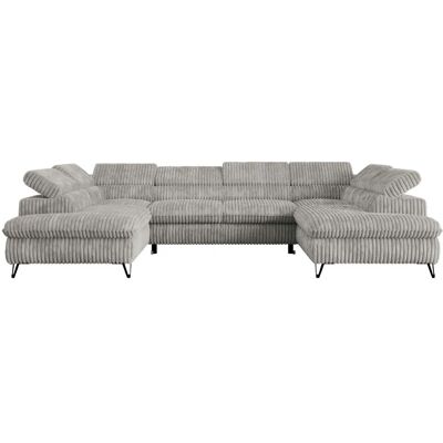 Höffner Wohnlandschaft Peter ¦ grau ¦ Maße (cm): B: 346 H: 76 Höffner Wohnlandschaft Peter ¦ grau ¦ Maße (cm): B: 346 H: 76