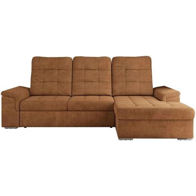 Höffner Ecksofa mit Schlaffunktion Madrito ¦ orange ¦ Maße (cm): B: 256 H: 89 Höffner Ecksofa mit Schlaffunktion Madrito ¦ orange ¦ Maße (cm): B: 256 H: 89