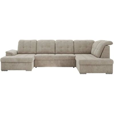 Höffner Wohnlandschaft mit Schlaffunktion Madrito ¦ braun ¦ Maße (cm): B: 323 H: 89 Höffner Wohnlandschaft mit Schlaffunktion Madrito ¦ braun ¦ Maße (cm): B: 323 H: 89