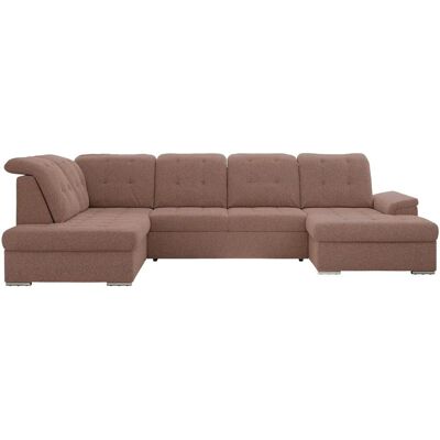 Höffner Wohnlandschaft mit Schlaffunktion Madrito ¦ rosa/pink ¦ Maße (cm): B: 323 H: 89 Höffner Wohnlandschaft mit Schlaffunktion Madrito ¦ rosa/pink ¦ Maße (cm): B: 323 H: 89