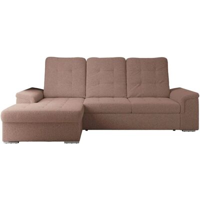 Höffner Ecksofa mit Schlaffunktion Madrito ¦ rosa/pink ¦ Maße (cm): B: 256 H: 89 Höffner Ecksofa mit Schlaffunktion Madrito ¦ rosa/pink ¦ Maße (cm): B: 256 H: 89