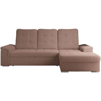 Höffner Ecksofa mit Schlaffunktion Madrito ¦ rosa/pink ¦ Maße (cm): B: 256 H: 89 Höffner Ecksofa mit Schlaffunktion Madrito ¦ rosa/pink ¦ Maße (cm): B: 256 H: 89