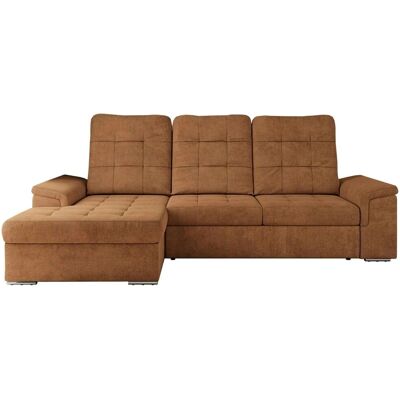Höffner Ecksofa mit Schlaffunktion Madrito ¦ orange ¦ Maße (cm): B: 256 H: 89 Höffner Ecksofa mit Schlaffunktion Madrito ¦ orange ¦ Maße (cm): B: 256 H: 89