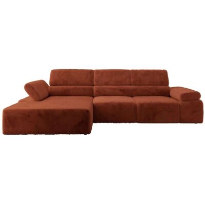 Höffner Ecksofa mit Sitzvorzug Rilasso ¦ orange ¦ Maße (cm): B: 296 H: 66 Höffner Ecksofa mit Sitzvorzug Rilasso ¦ orange ¦ Maße (cm): B: 296 H: 66