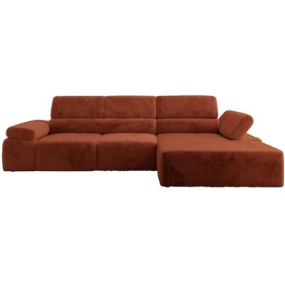 Höffner Ecksofa mit Sitzvorzug Rilasso ¦ orange ¦ Maße (cm): B: 296 H: 66 Höffner Ecksofa mit Sitzvorzug Rilasso ¦ orange ¦ Maße (cm): B: 296 H: 66
