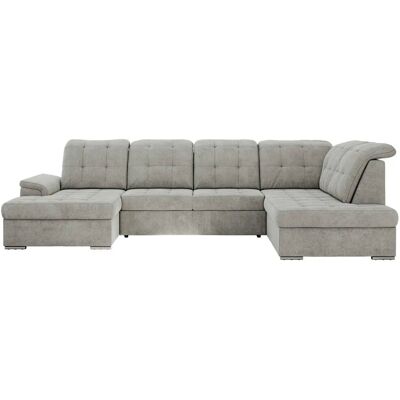 Höffner Wohnlandschaft mit Schlaffunktion Madrito ¦ grau ¦ Maße (cm): B: 323 H: 89 Höffner Wohnlandschaft mit Schlaffunktion Madrito ¦ grau ¦ Maße (cm): B: 323 H: 89