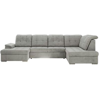 Höffner Wohnlandschaft mit Schlaffunktion Madrito ¦ grau ¦ Maße (cm): B: 323 H: 89 Höffner Wohnlandschaft mit Schlaffunktion Madrito ¦ grau ¦ Maße (cm): B: 323 H: 89