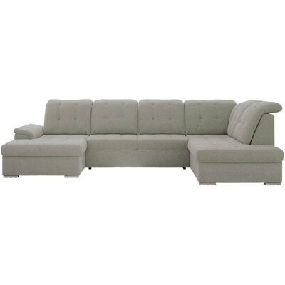 Höffner Wohnlandschaft mit Schlaffunktion Madrito ¦ grau ¦ Maße (cm): B: 323 H: 89 Höffner Wohnlandschaft mit Schlaffunktion Madrito ¦ grau ¦ Maße (cm): B: 323 H: 89