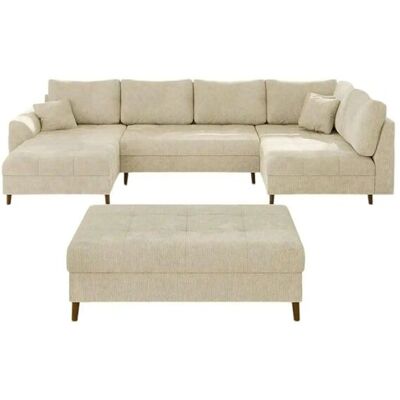 S-STYLE Wohnlandschaft mit Hocker Trygve ¦ beige ¦ Maße (cm): B: 310 H: 81 S-STYLE Wohnlandschaft mit Hocker Trygve ¦ beige ¦ Maße (cm): B: 310 H: 81