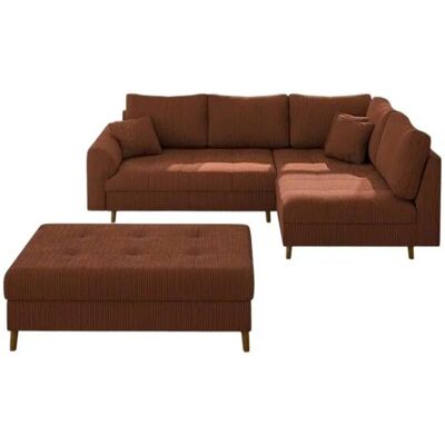 S-STYLE Ecksofa mit Hocker Maya ¦ rot ¦ Maße (cm): B: 231 H: 81 S-STYLE Ecksofa mit Hocker Maya ¦ rot ¦ Maße (cm): B: 231 H: 81
