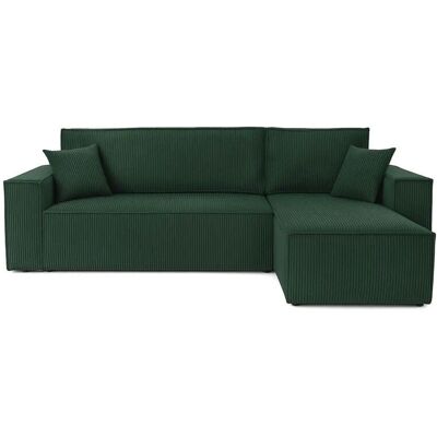 Höffner Ecksofa mit Schlaffunktion Carl ¦ grün ¦ Maße (cm): B: 244 H: 82 Höffner Ecksofa mit Schlaffunktion Carl ¦ grün ¦ Maße (cm): B: 244 H: 82