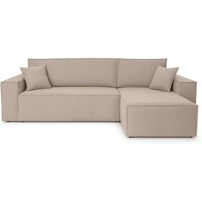 Höffner Ecksofa mit Schlaffunktion Carl ¦ beige ¦ Maße (cm): B: 244 H: 82 Höffner Ecksofa mit Schlaffunktion Carl ¦ beige ¦ Maße (cm): B: 244 H: 82