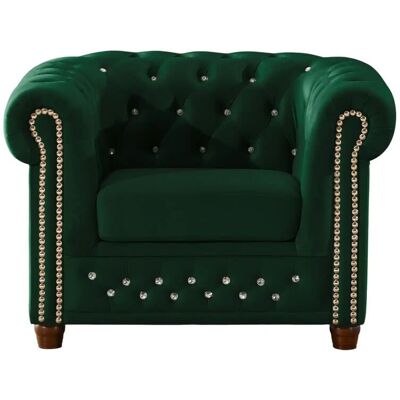 S-STYLE Chesterfield Sessel Cleo Blink ¦ grün ¦ Maße (cm): B: 104 H: 72 S-STYLE Chesterfield Sessel Cleo Blink ¦ grün ¦ Maße (cm): B: 104 H: 72