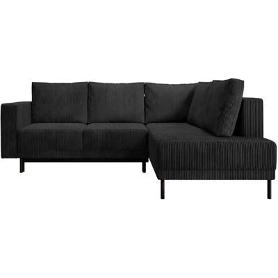 Selsey Ecksofa mit Schlaffunktion Rodario ¦ schwarz ¦ Maße (cm): B: 247 H: 90 Selsey Ecksofa mit Schlaffunktion Rodario ¦ schwarz ¦ Maße (cm): B: 247 H: 90