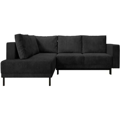 Selsey Ecksofa mit Schlaffunktion Rodario ¦ schwarz ¦ Maße (cm): B: 247 H: 90 Selsey Ecksofa mit Schlaffunktion Rodario ¦ schwarz ¦ Maße (cm): B: 247 H: 90