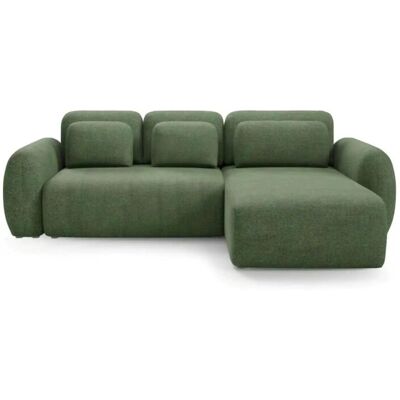 Höffner Ecksofa mit Schlaffunktion Falco ¦ grün ¦ Maße (cm): B: 304 H: 95 Höffner Ecksofa mit Schlaffunktion Falco ¦ grün ¦ Maße (cm): B: 304 H: 95
