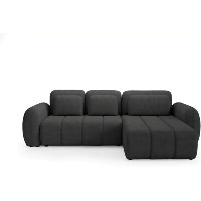 Höffner Ecksofa mit Schlaffunktion Contii ¦ schwarz ¦ Maße (cm): B: 304 H: 95 Höffner Ecksofa mit Schlaffunktion Contii ¦ schwarz ¦ Maße (cm): B: 304 H: 95