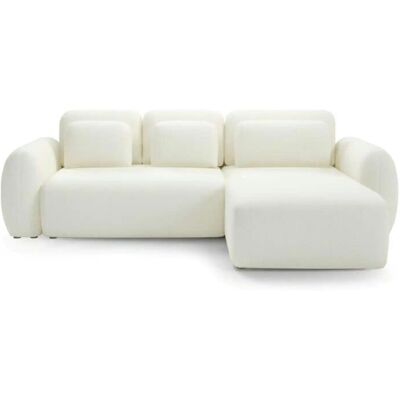 Höffner Ecksofa mit Schlaffunktion Falco ¦ weiß ¦ Maße (cm): B: 304 H: 95 Höffner Ecksofa mit Schlaffunktion Falco ¦ weiß ¦ Maße (cm): B: 304 H: 95