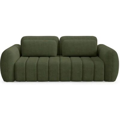 Höffner Schlafsofa mit Stauraum Contii ¦ grün ¦ Maße (cm): B: 266 H: 95 Höffner Schlafsofa mit Stauraum Contii ¦ grün ¦ Maße (cm): B: 266 H: 95