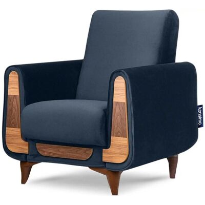 KONSIMO Sessel Gustavo ¦ blau ¦ Maße (cm): B: 83 H: 95 KONSIMO Sessel Gustavo ¦ blau ¦ Maße (cm): B: 83 H: 95