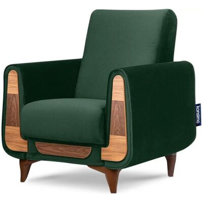 KONSIMO Sessel Gustavo ¦ grün ¦ Maße (cm): B: 83 H: 95 KONSIMO Sessel Gustavo ¦ grün ¦ Maße (cm): B: 83 H: 95