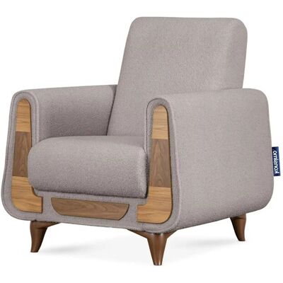 KONSIMO Sessel Gustavo ¦ grau ¦ Maße (cm): B: 83 H: 95 KONSIMO Sessel Gustavo ¦ grau ¦ Maße (cm): B: 83 H: 95