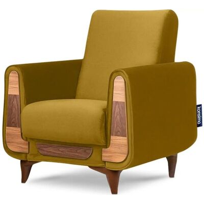 KONSIMO Sessel Gustavo ¦ gelb ¦ Maße (cm): B: 83 H: 95 KONSIMO Sessel Gustavo ¦ gelb ¦ Maße (cm): B: 83 H: 95