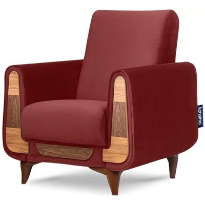 KONSIMO Sessel Gustavo ¦ rot ¦ Maße (cm): B: 83 H: 95 KONSIMO Sessel Gustavo ¦ rot ¦ Maße (cm): B: 83 H: 95