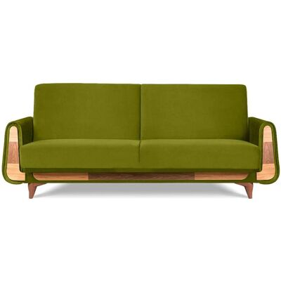 KONSIMO Einzelsofa Gustavo ¦ grün ¦ Maße (cm): B: 230 H: 98 KONSIMO Einzelsofa Gustavo ¦ grün ¦ Maße (cm): B: 230 H: 98
