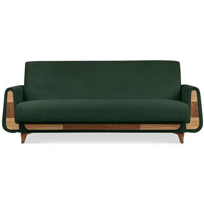 KONSIMO Einzelsofa Gustavo II ¦ grün ¦ Maße (cm): B: 230 H: 98 KONSIMO Einzelsofa Gustavo II ¦ grün ¦ Maße (cm): B: 230 H: 98