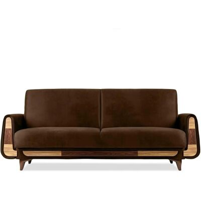 KONSIMO Einzelsofa Gustavo II ¦ braun ¦ Maße (cm): B: 230 H: 98 KONSIMO Einzelsofa Gustavo II ¦ braun ¦ Maße (cm): B: 230 H: 98