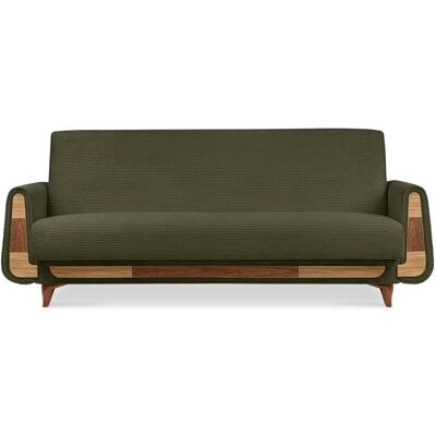 KONSIMO Einzelsofa Gustavo II ¦ grün ¦ Maße (cm): B: 230 H: 98 KONSIMO Einzelsofa Gustavo II ¦ grün ¦ Maße (cm): B: 230 H: 98