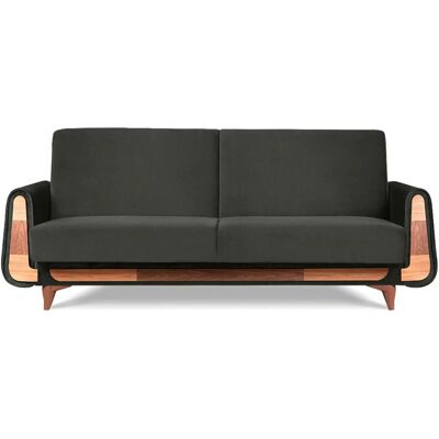 KONSIMO Einzelsofa Gustavo ¦ schwarz ¦ Maße (cm): B: 230 H: 98 KONSIMO Einzelsofa Gustavo ¦ schwarz ¦ Maße (cm): B: 230 H: 98